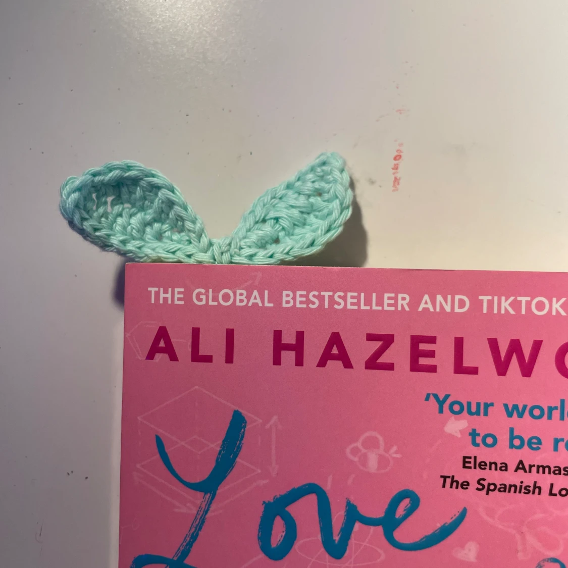 Virkad headphone sprout/ bokmärke  - 90