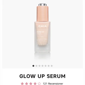 Caia glow up serum - En glow up serum från caia som ger sjukt bra glow!! Använd några gånger men rätt mycket kvar ändå. Ordinarie pris 295kr. Priset kan sänkas vid snabbaffär