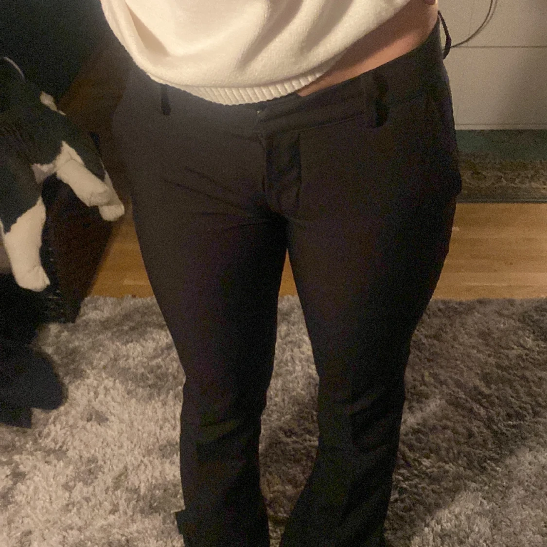 Kostymbyxor svarta/lågmidjade  - 90