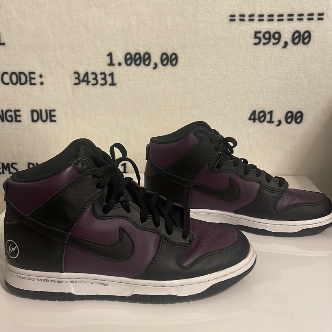 Nike dunk high Fragment - 91