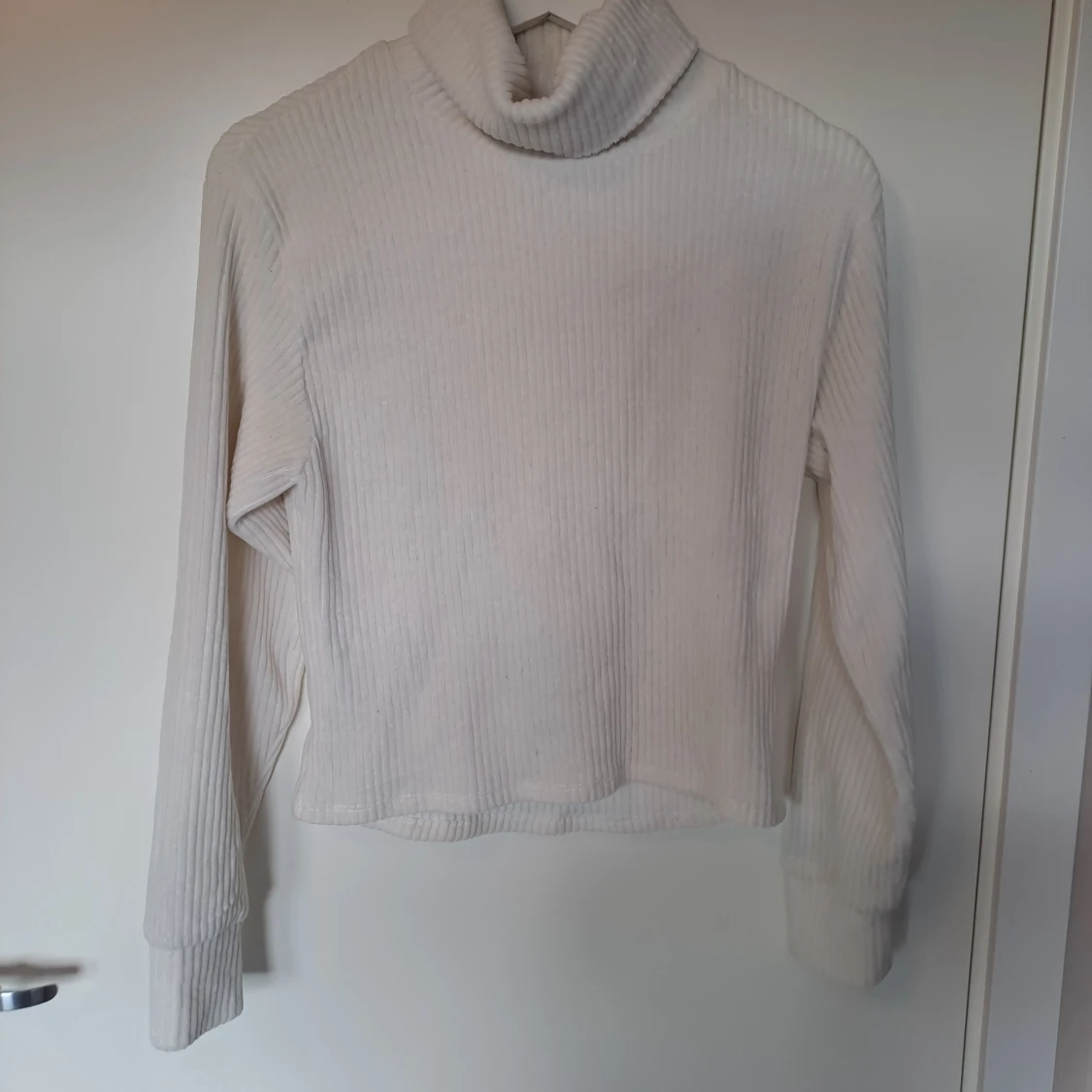 Jättefin vit polotopp - 90