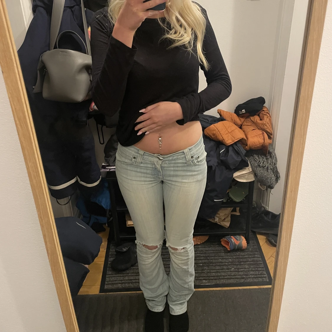 Lågmidjade jeans 