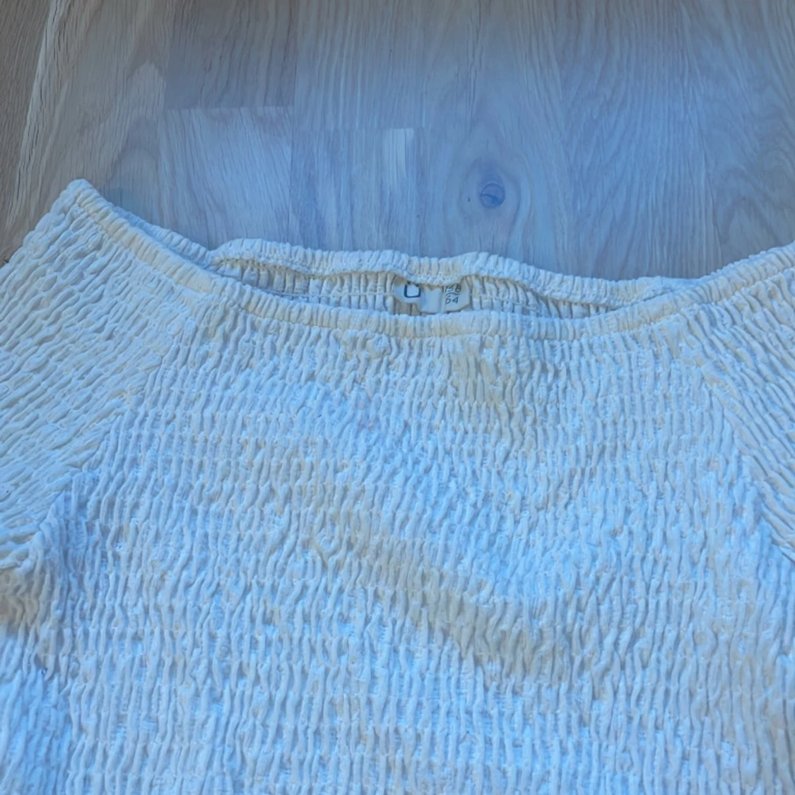 Vit långärmad  - 91