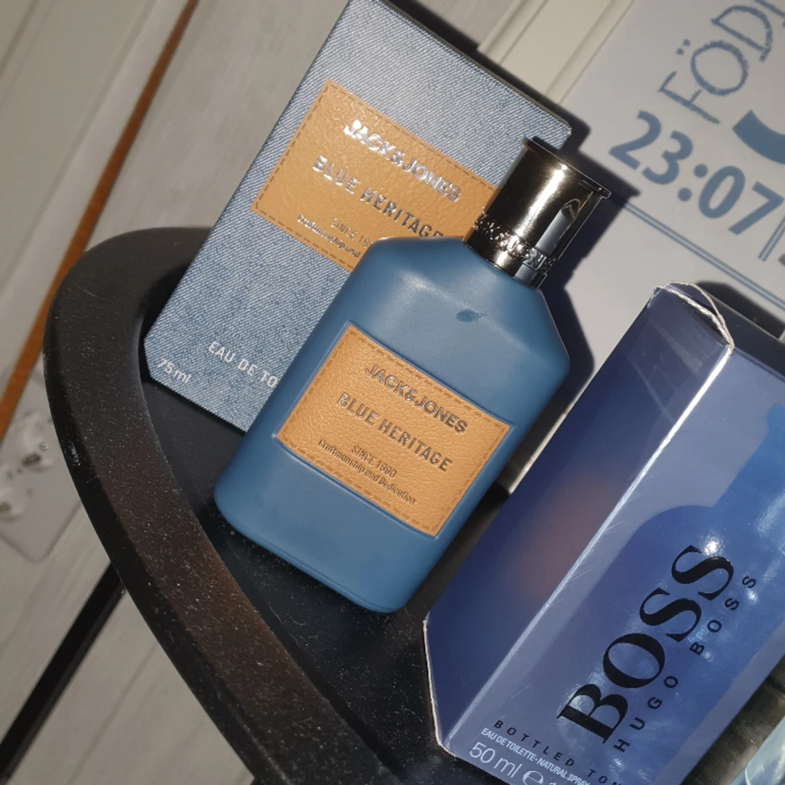 2 parfymer en jack & jones Blue Heritage Hugo Boss Tonic En deo jean paul 