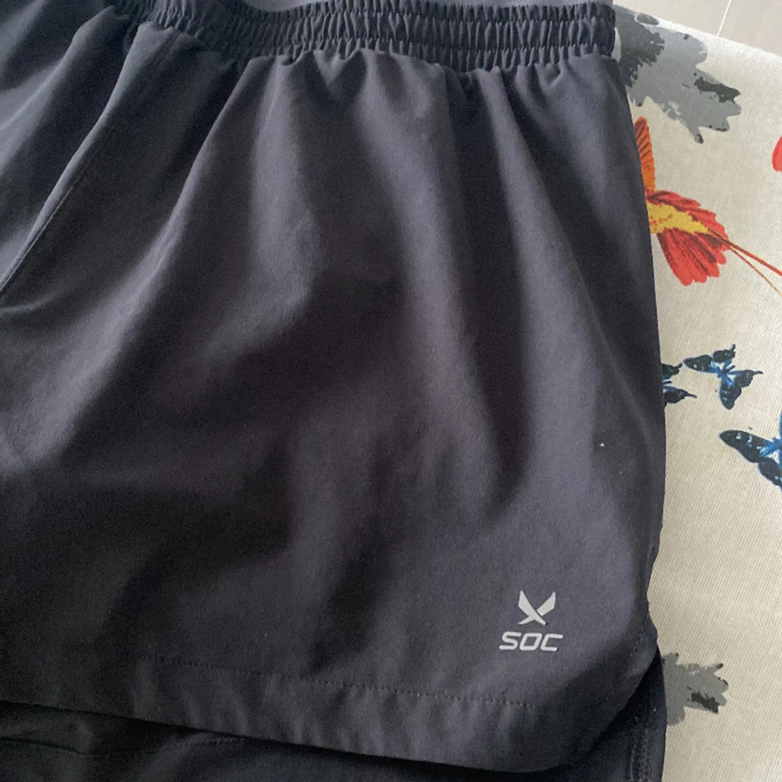 Träningsshorts med ett extra lager!