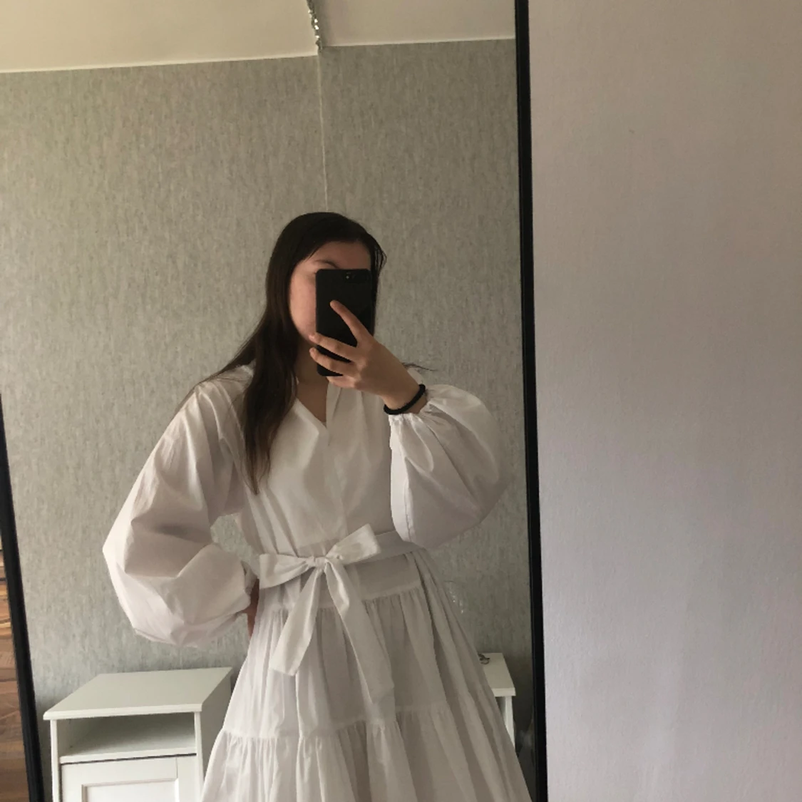 Vit Studentklänning - 90