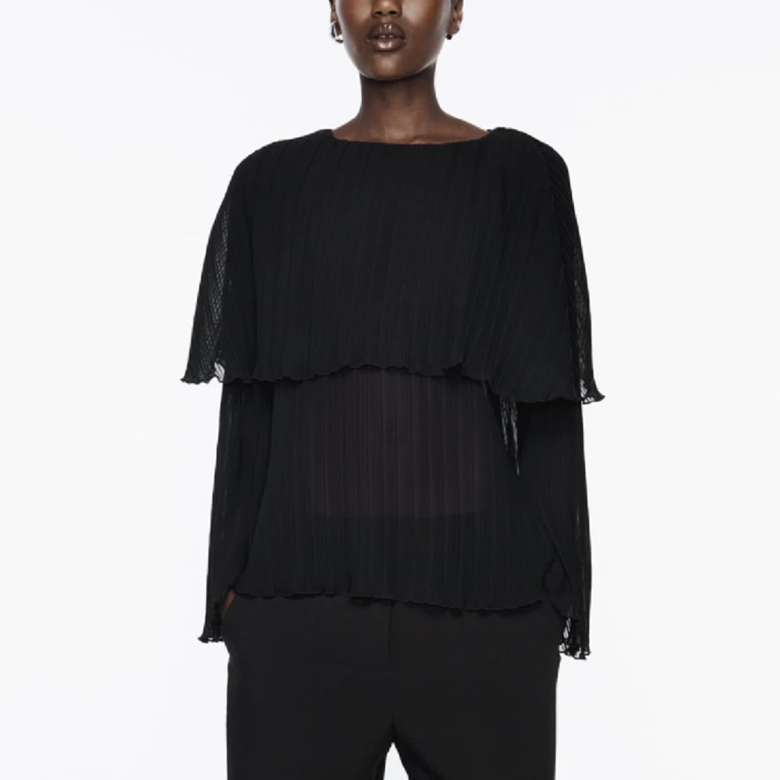 Svart blus från zara