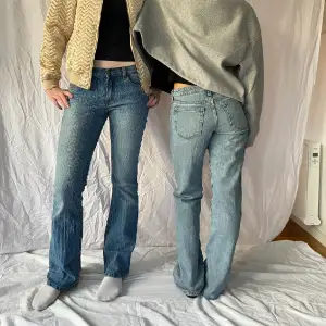 Lågmidjade jeans i modellen Arrow Low från Weekday 💙  Midjemått: 35 cm Innerben: 79 cm