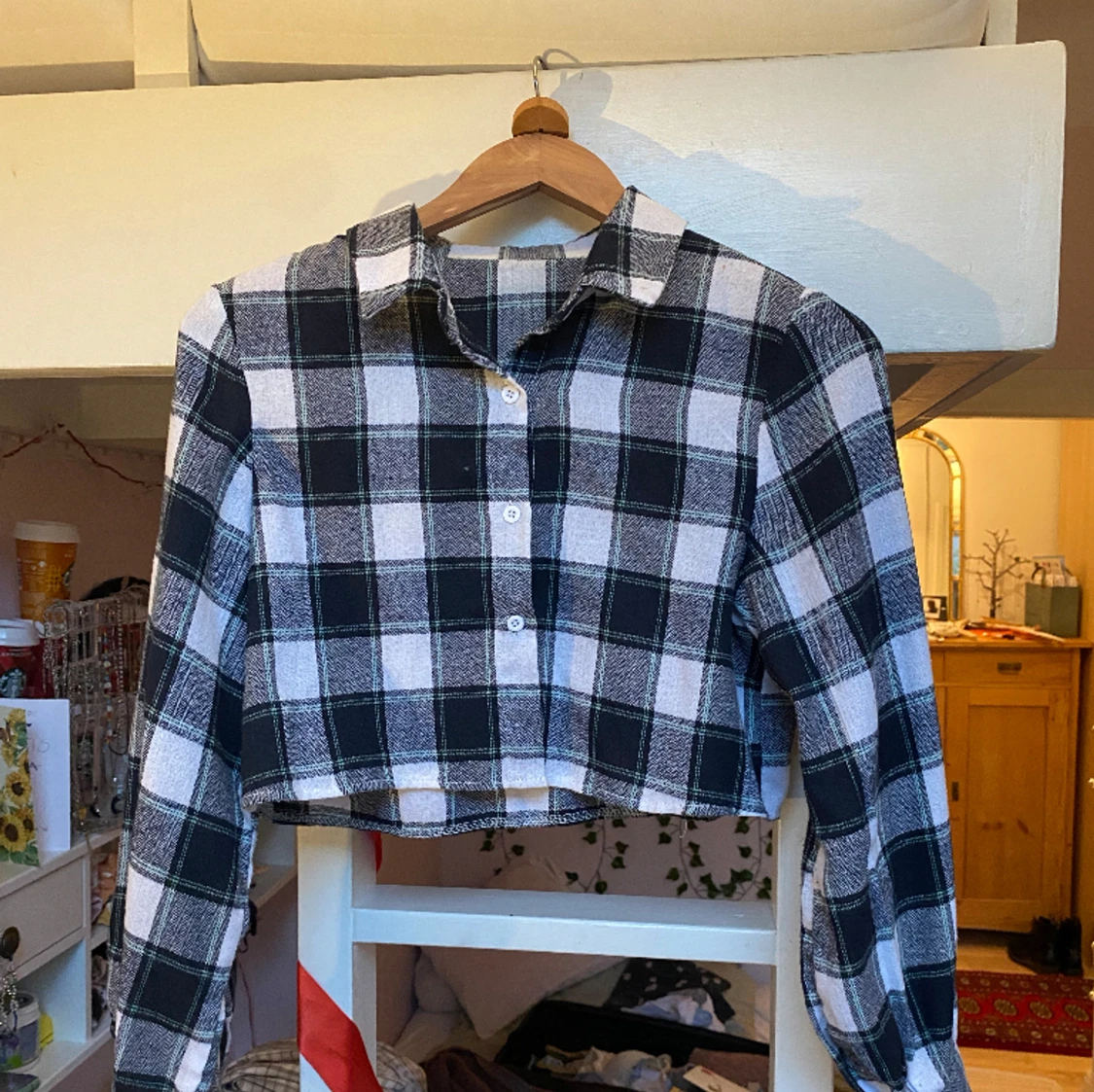 Croppad skjorta  - 91