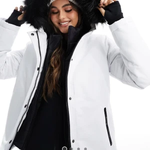  Skidjacka Threadbare - Oanvänd vit skidjacka från Threadbare.