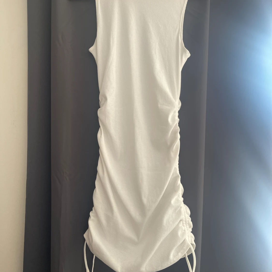 Vit sommar klänning - 91