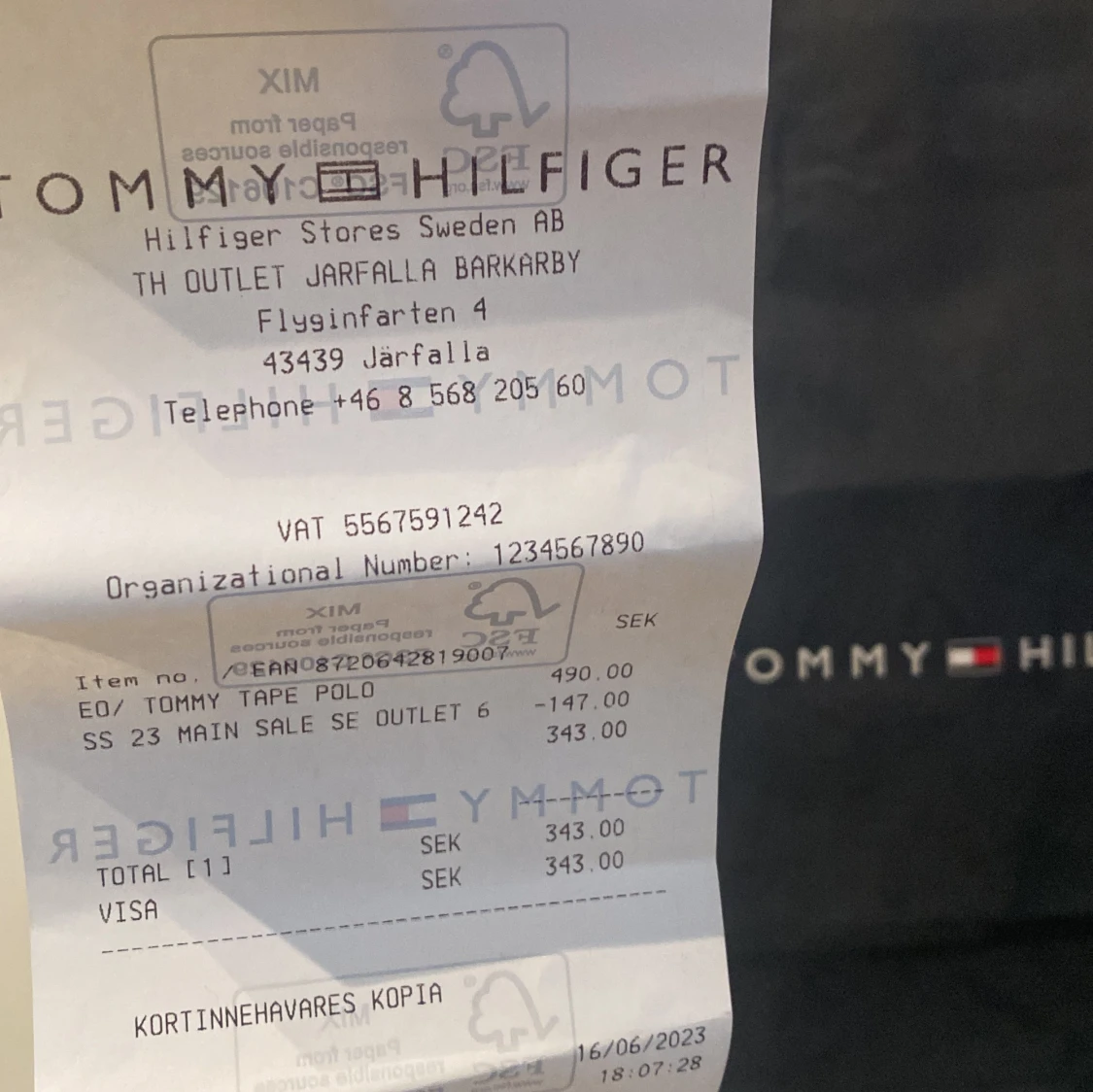 Tommy hilfiger piké  - 91