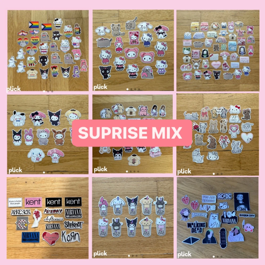 SUPRISE MIX klistermärken