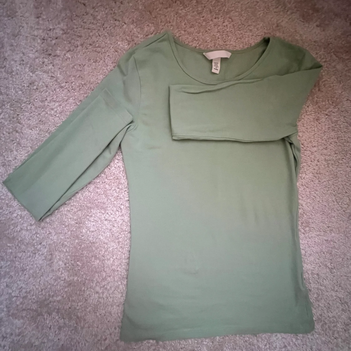 grön långärmad tröja  - 90
