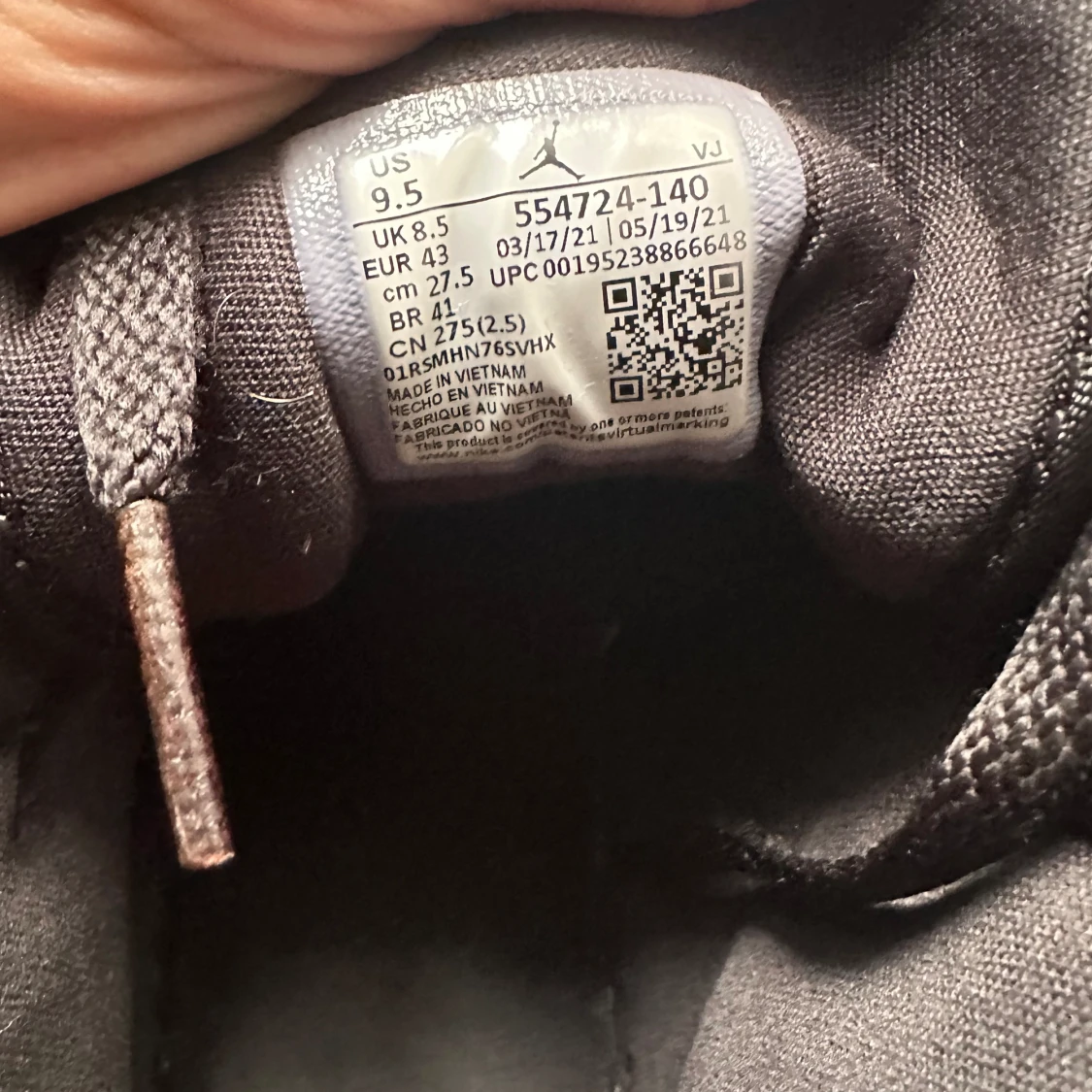 Jordan 1 mid ”white black royal” - 91