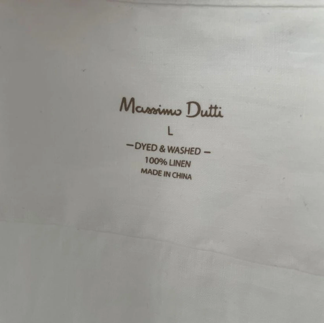 Massimo Dutti linneskjorta  - 90
