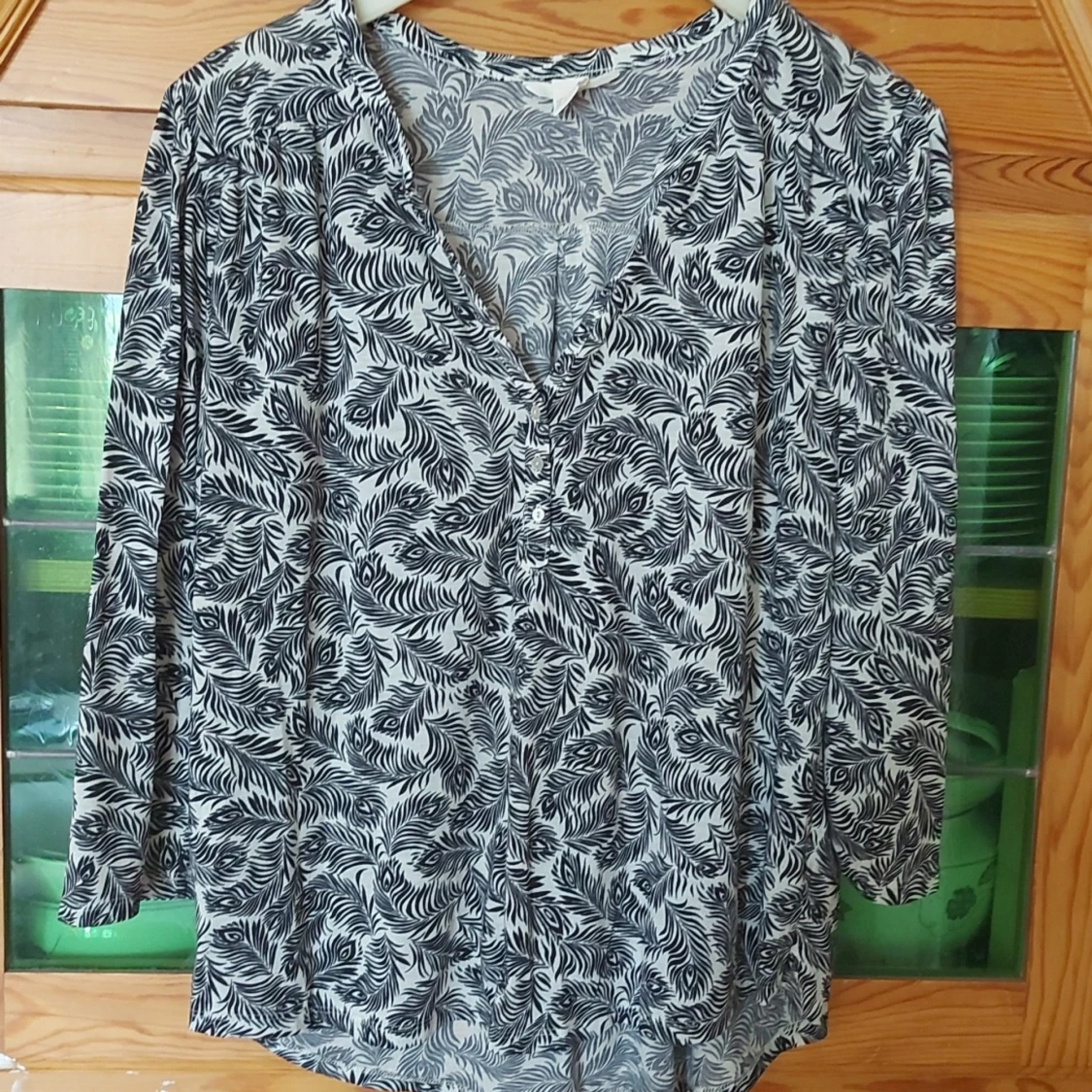 Mönstrad tunn tröja