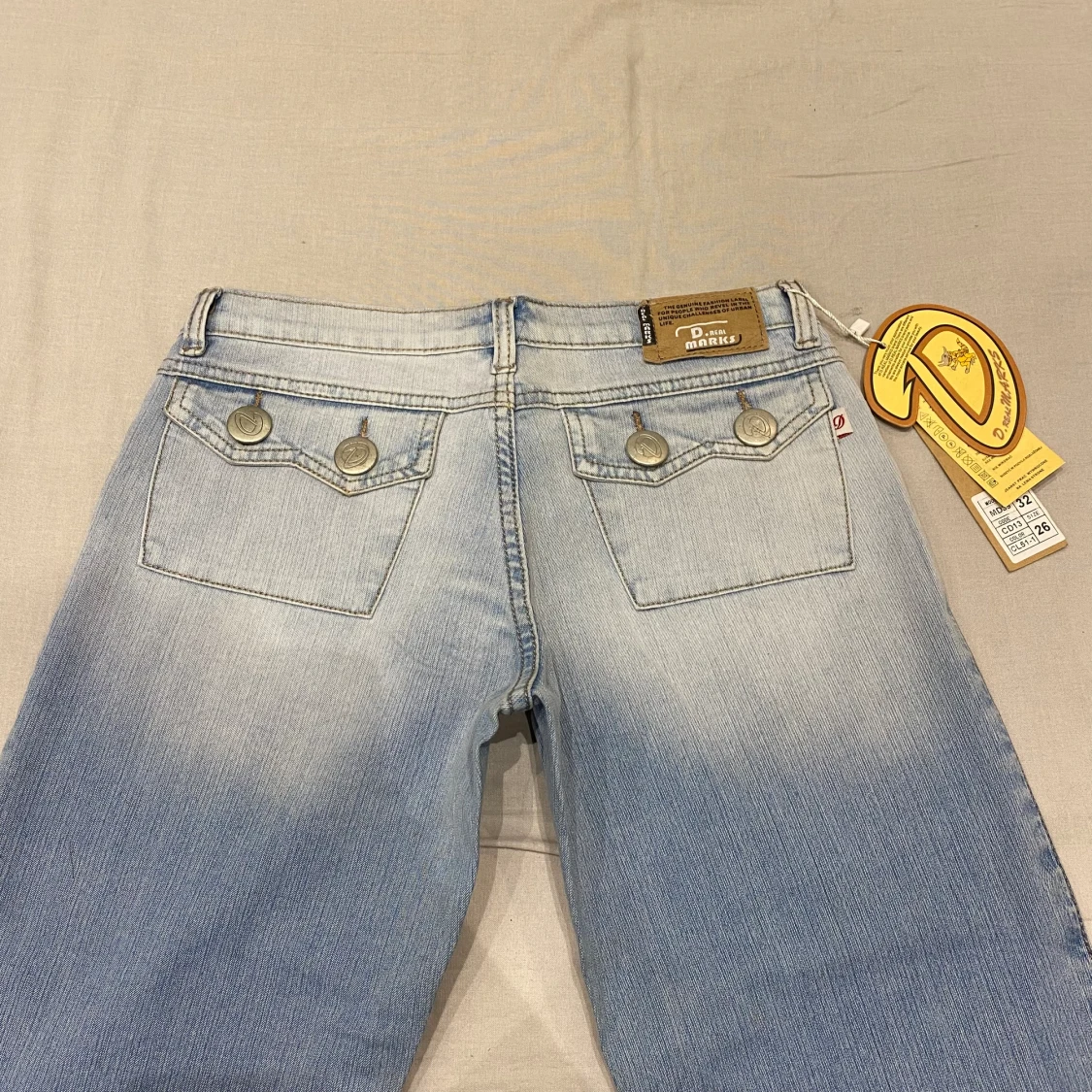 lågmidjade bootcut jeans💕 - 91