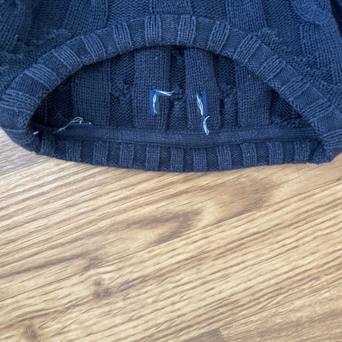 Gant marinblå stickad - 91