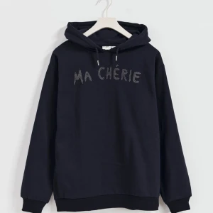 Hoodie  - Skit snygg marinblå hoodie från Gina som är slutsåld. Bra skick, kontakta vid intresse💗😀