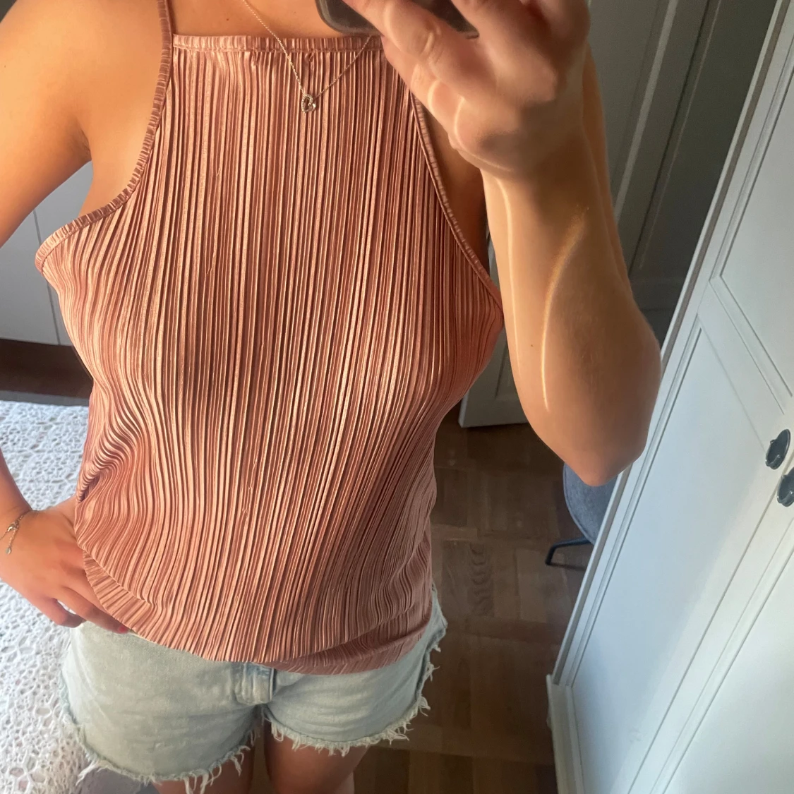 Rose rosa topp Nelly