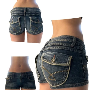 Y2K Lågmidjade jeansshorts - Köptes här på plick💛  