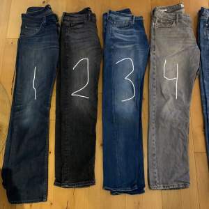 9 jeans som ska säljas!👖Om du har fler funderingar allmänt vid intresse för ett par kontakta mig!💸📝 9 Jack&jones 32/34 8 Diesel 31/34 7 H&M 30/32 6 Jack&jones 32/34 5 Weekday 29/32 4 Jack&jones 32/32 3 Jack&jones 29/32 2 Jack&jones 30/32 1 Lee 32/34