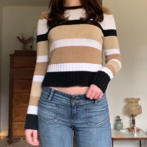 Randig tröja - Flerfärgad stickad tröja från märket Mexx! 🖤