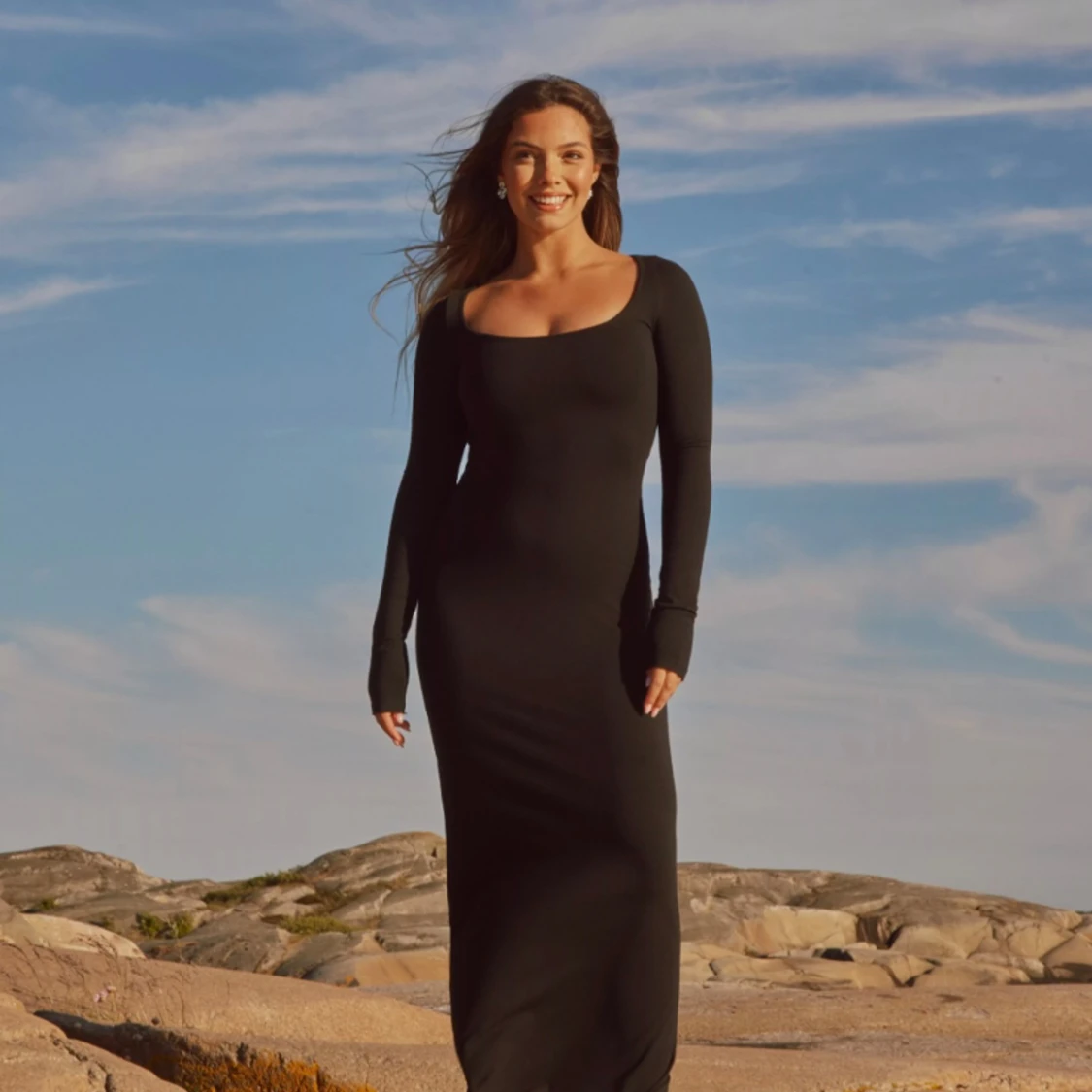 Svart långklänning  - 90