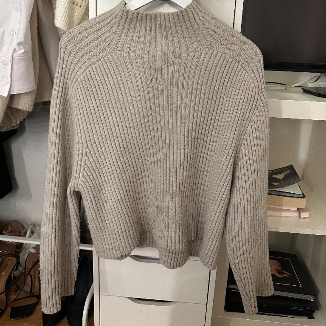 H&M Beige Stickad tröja - 91