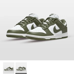 Nike Dunk skor - Säljer mina trendiga Nike Dunk skor. Använda endast 2/3 gånger och är fortfarande i nyskick! 💚 Köpta för 2000kr - säljer för 1200 kr men priset kan diskuteras vid snabb affär.  Passar även strl 39 ✨