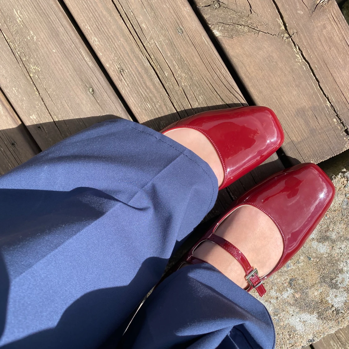 Röda ballerinaskor  - 91