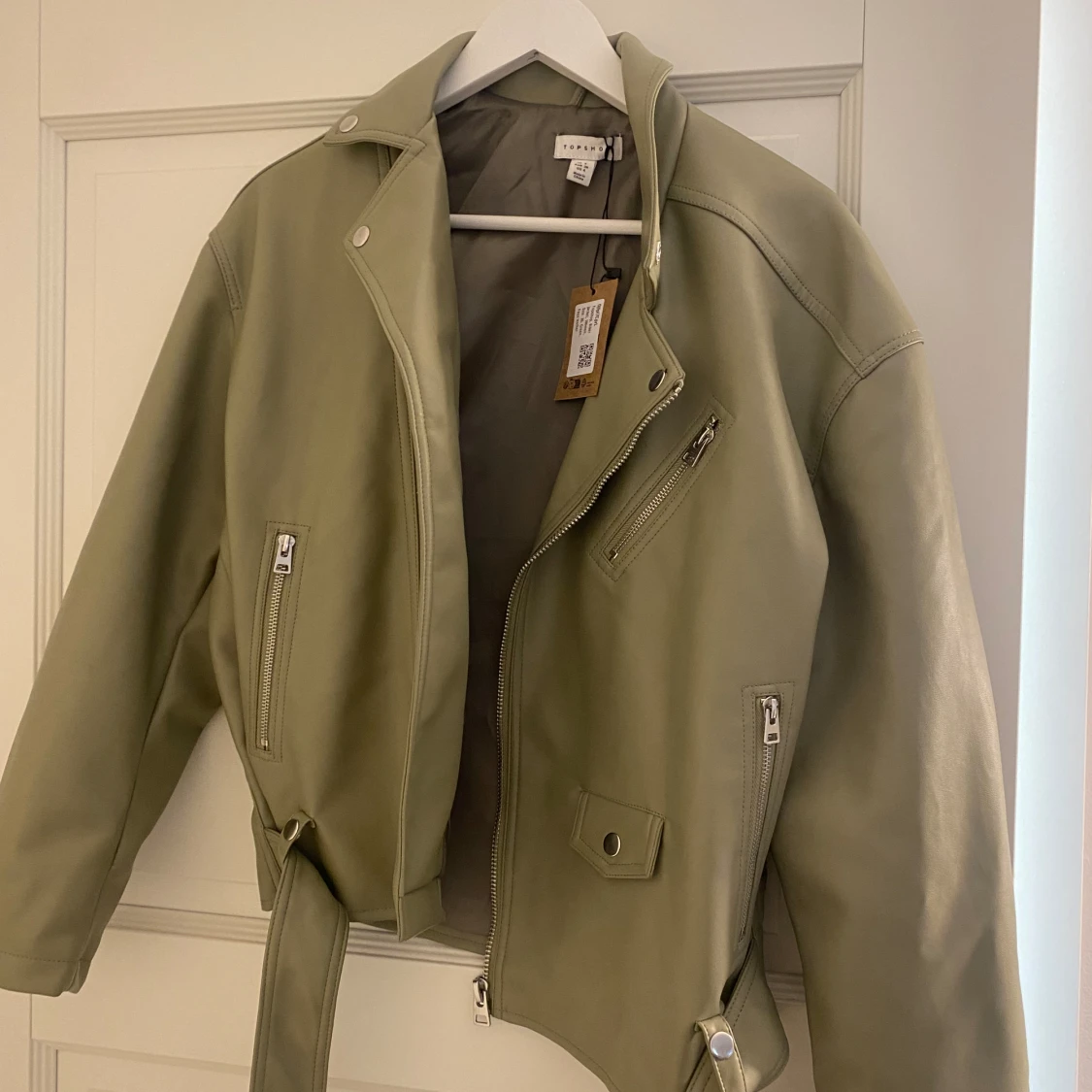 grön skinnjacka - 91