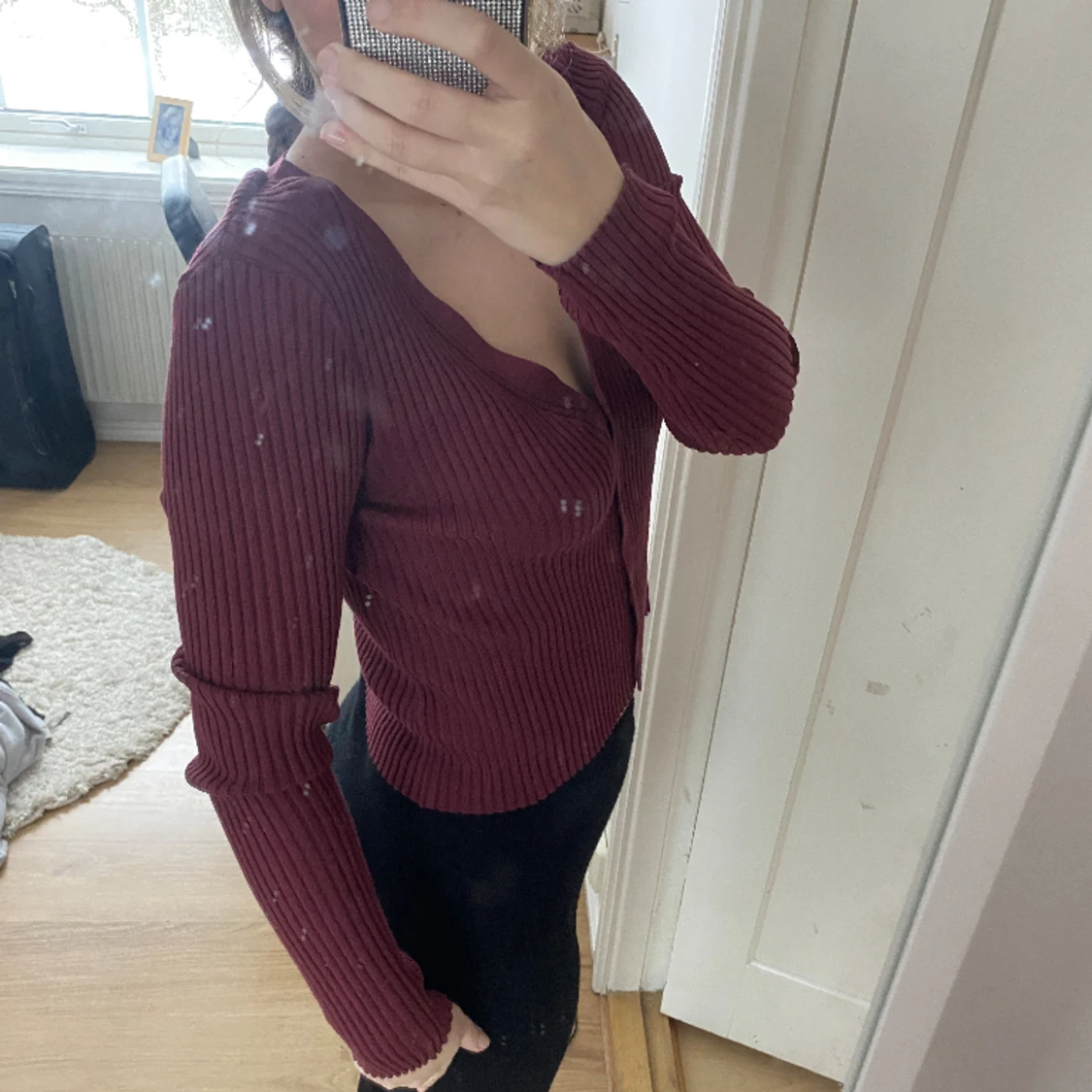 vindröd kofta  - 90