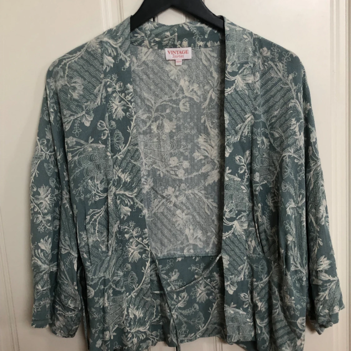 Vintage Blå Blus - 91