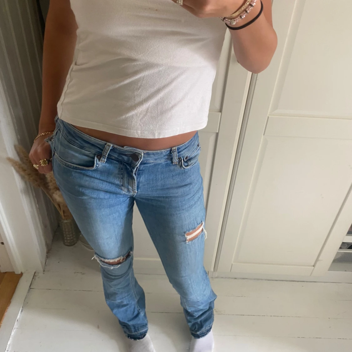 Lågmidjade jeans  - 90
