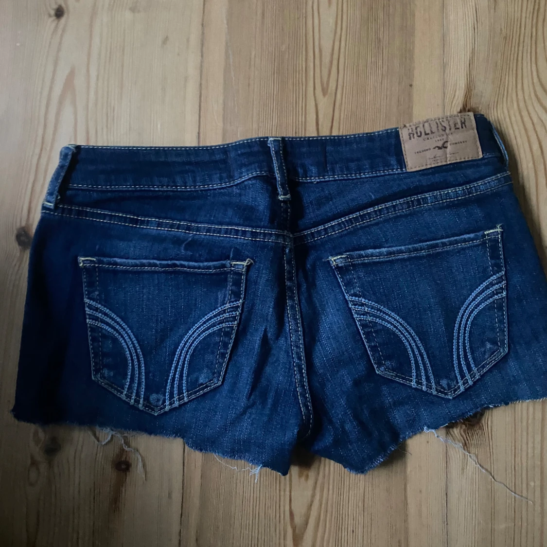 Lågmidjade jeans shorts - 92