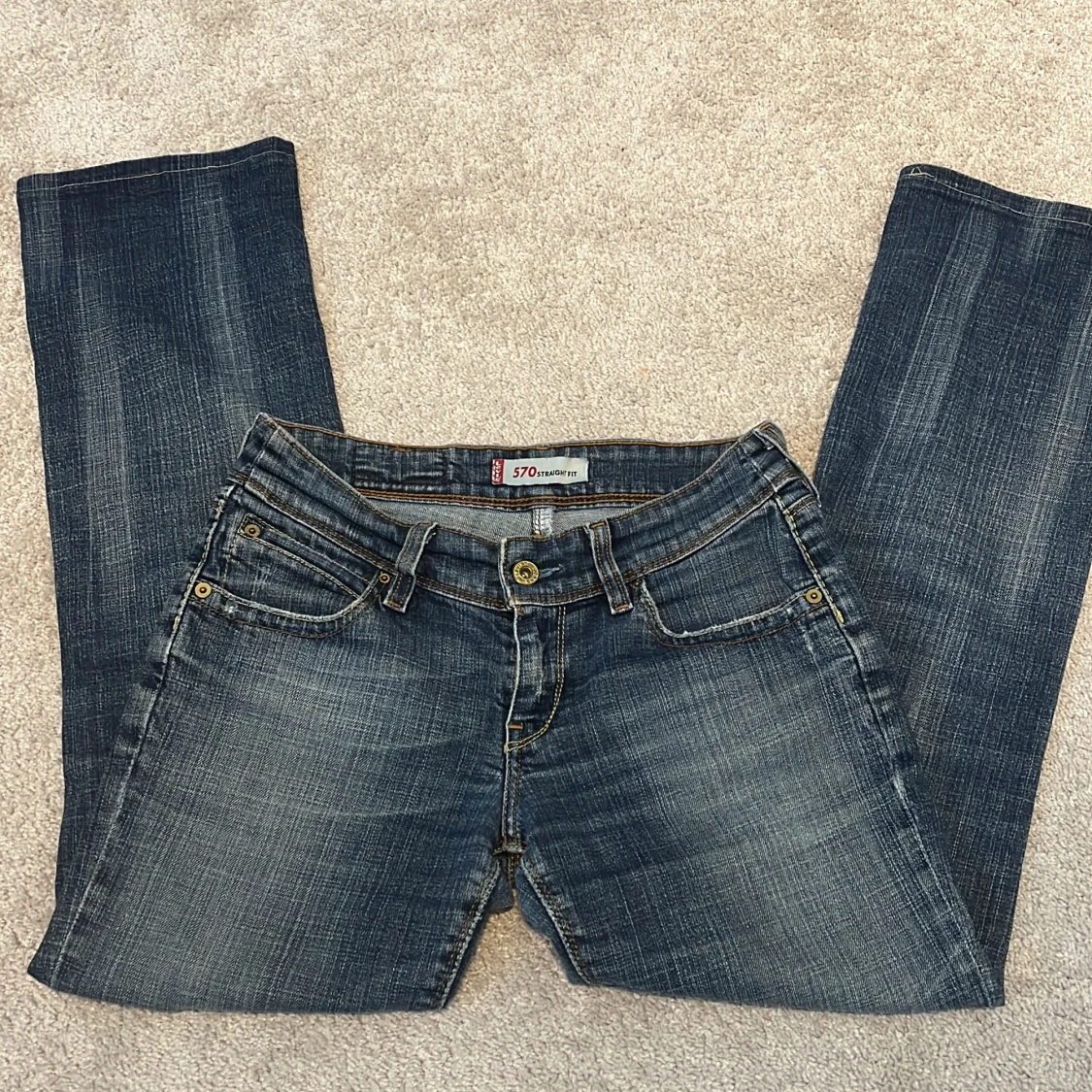 Lågmidjade vintage Levi’s jeans