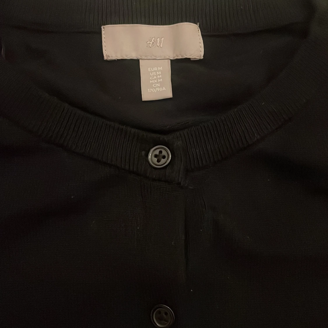 hm kofta svart  - 92