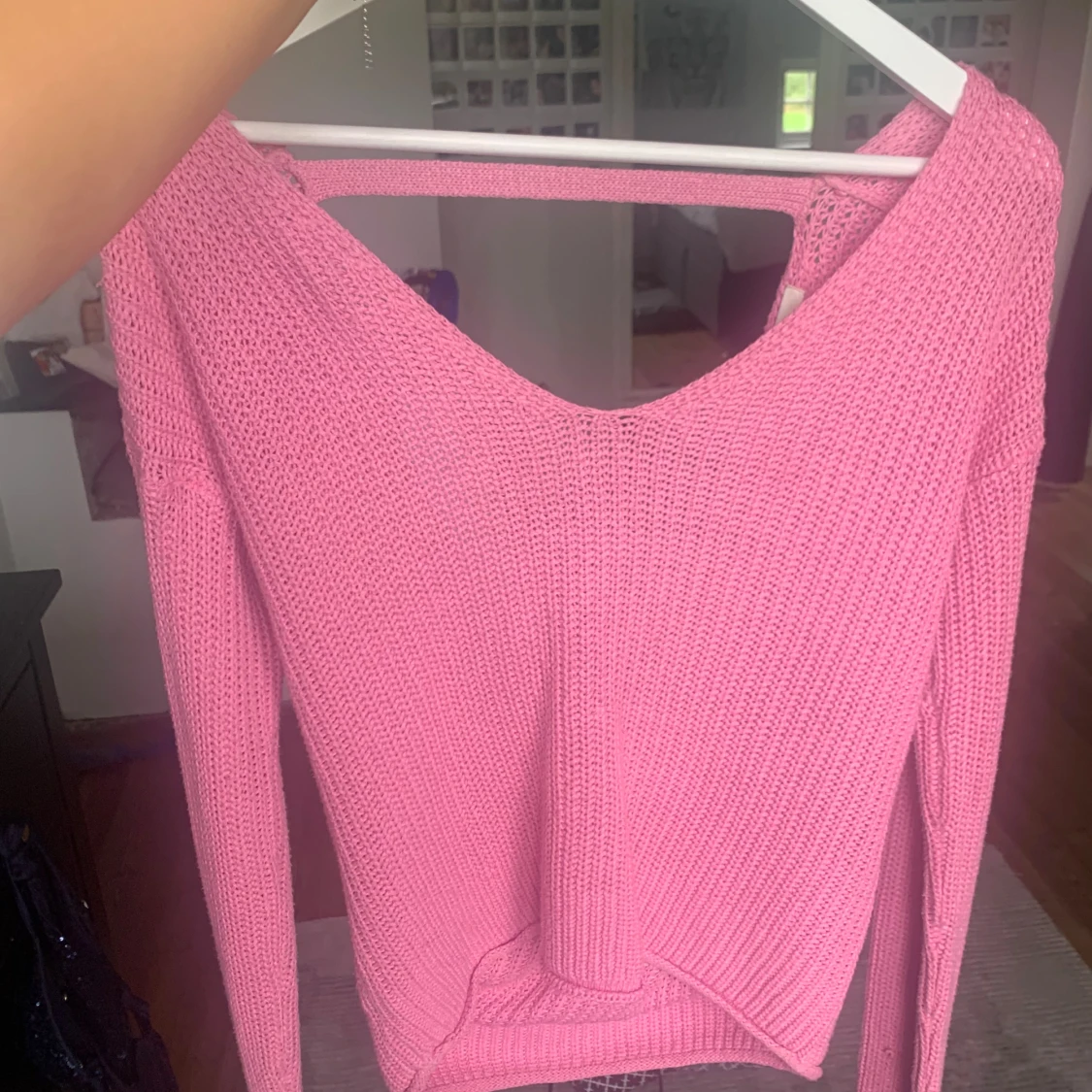 Tröja med öppen rygg