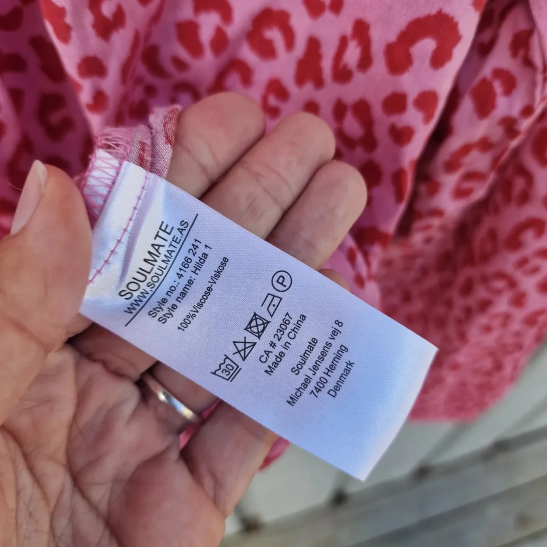 Leopardmönstrad blus - 92