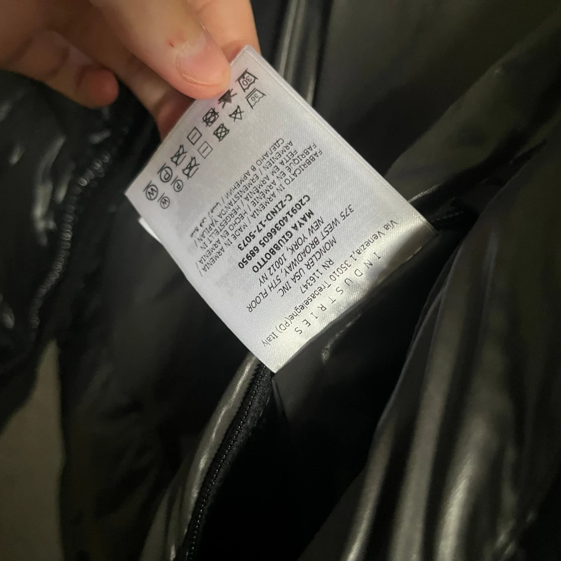 Svart dunjacka från Moncler - 93