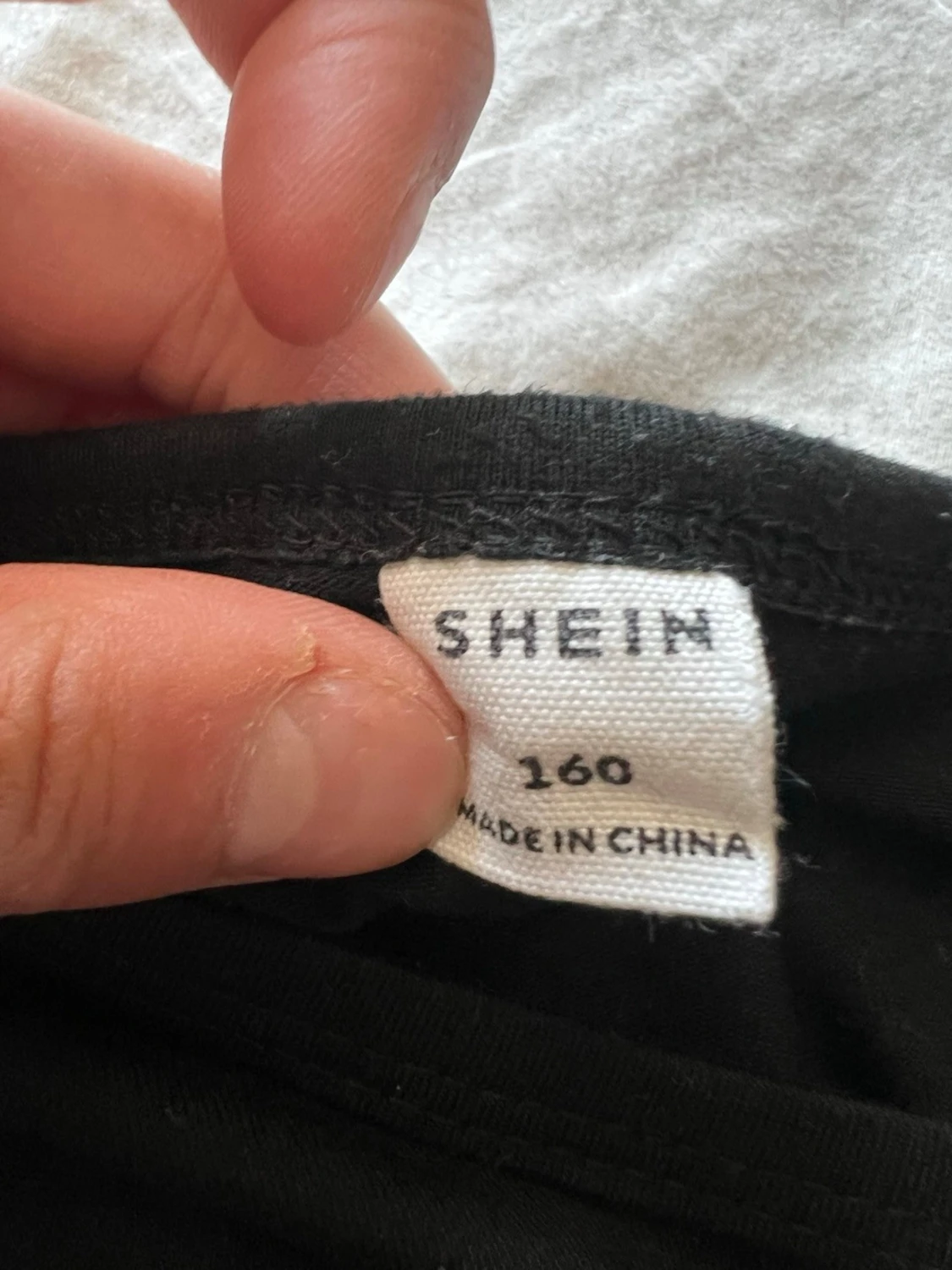 Svart pyjamaströja från SHEIN - 1