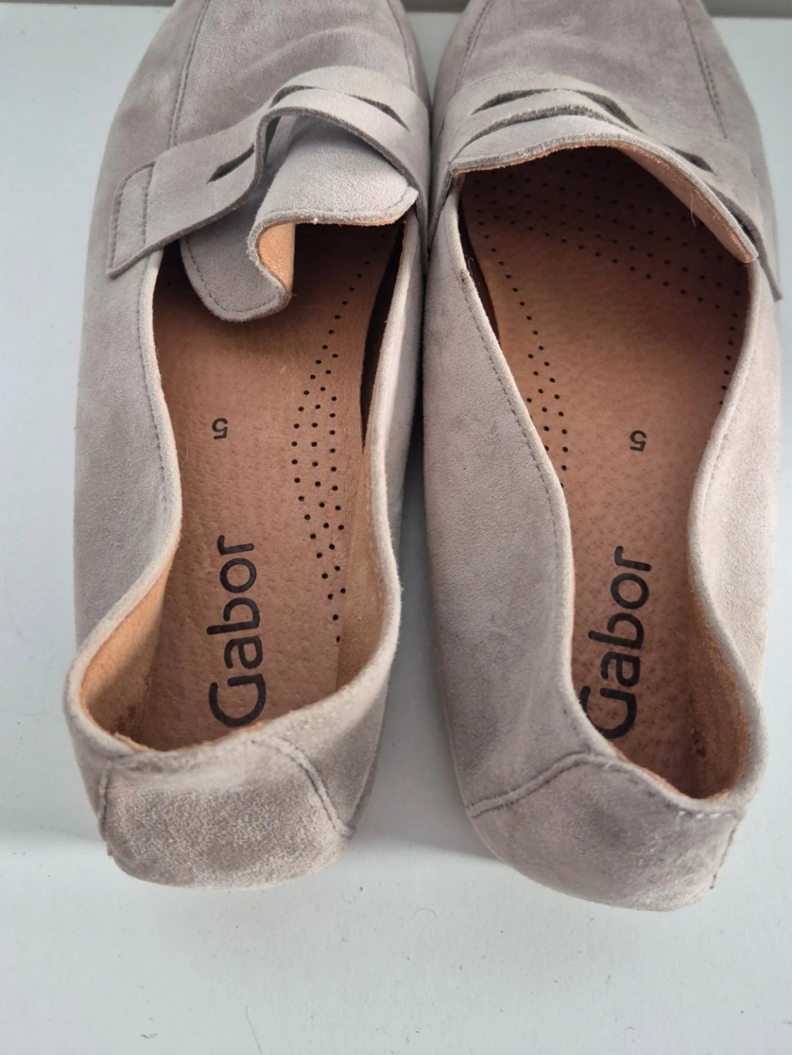 Gabor mocka loafers stl UK 5 innermått 24 cm - 5