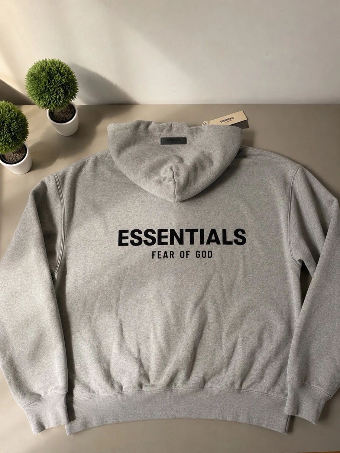 Grå hoodie Essentials Fear of God - 4