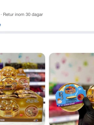 Guldig squishy leksak med ansikte den e värd 400kr - Rolig squishy leksak i guld med glittrig yta och ett gulligt ansikte med ögon och röda kinder. Perfekt att klämma på när du vill stressa ner eller bara ha något att pilla med. Passar både som dekoration och leksak. 