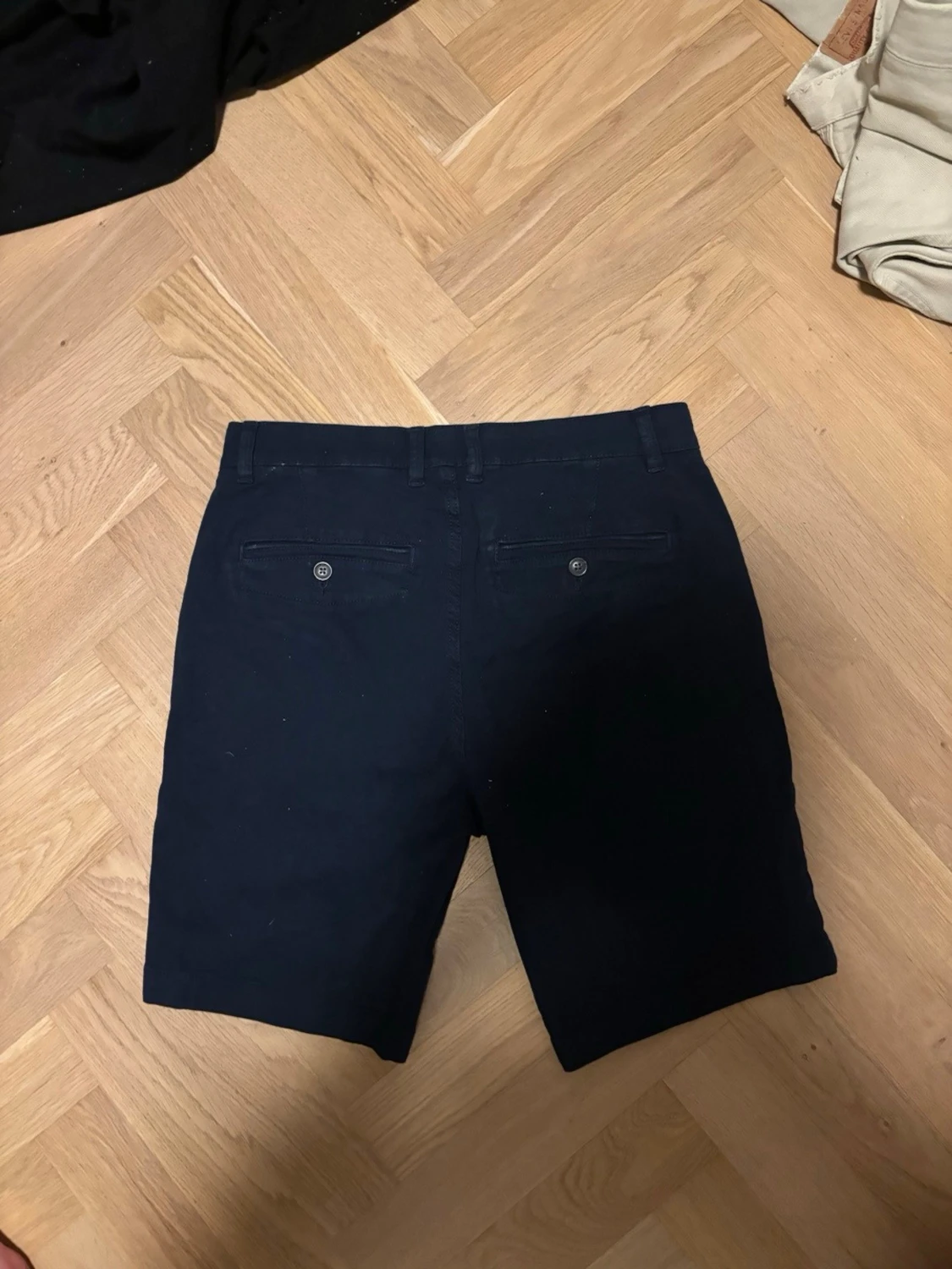 Mörkblå short Selected Homme - 1