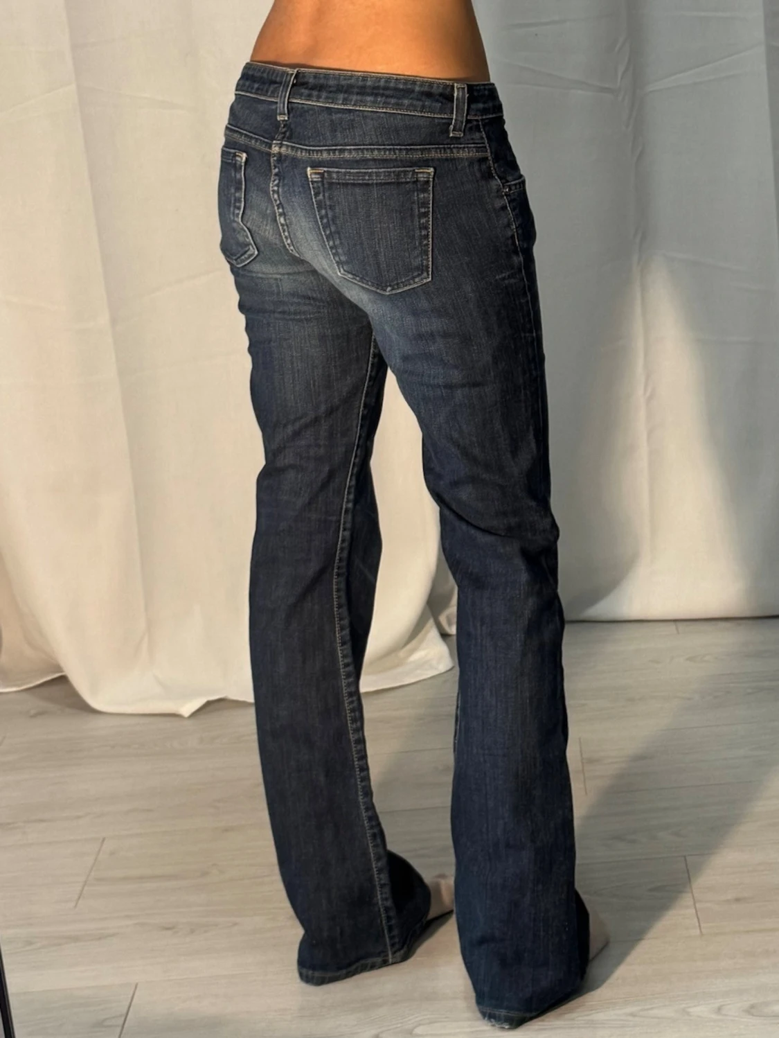 Lågmidjade bootcut jeans 10207 - 1