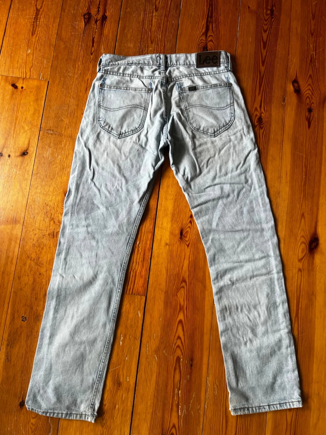 Ljusblå raka jeans från Lee 30/32 - 1