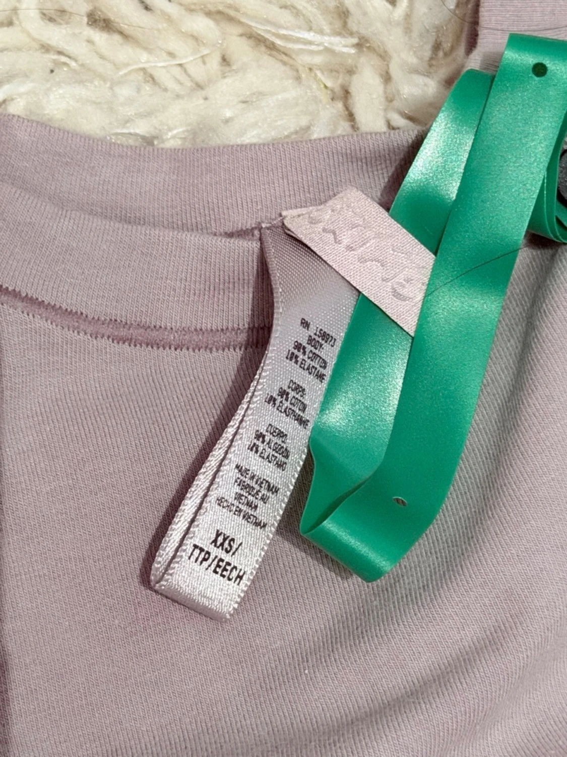 Skims Ljuslila kortärmad t-shirt XXS - 2